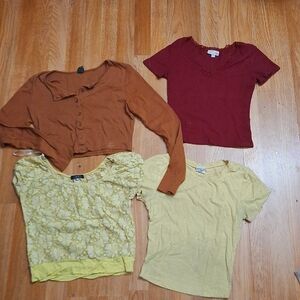 Small & Extra Small Crop Tops$3 ea. Or all 4 for $10